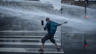 Paris: Police use water cannons, batons and tear gas on protestors