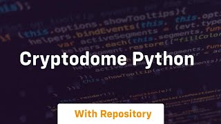 cryptodome python