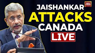 LIVE: EAM Jaishankar Talks On India-Canada Spat In US- 'Environment In Canada Is Permissive'