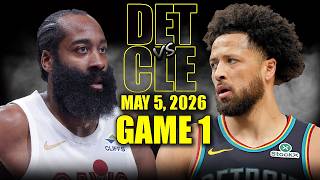 Detroit Pistons vs Cleveland Cavaliers Full Game 1 Highlights - May 5, 2026 | NBA Playoffs