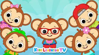 Five little monkeys jumping on the bed | English rhymes | Rhymes for preschool children | Kids Songs