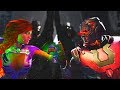 Injustice 2 - Starfire vs Darkseid All Intros, Clash Quotes And Supermoves