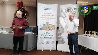 Closing speech at the Sona Irish Youth Super Cup 2019