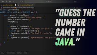 Number Guessing Game in Java #4