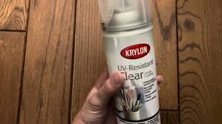 Krylon UV resistant spray review