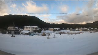 【車窓】米原駅～大垣駅　雪景色