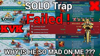 KVK - My Solo Trap Failed ??? !!! Lords Mobile - GameF1rst #lordsmobile #kvk