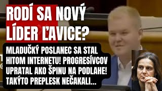 Vystrieda v budúcnosti Fica? Mladučký poslanec sa stal HITOM internetu! Takýto preplesk progresívci