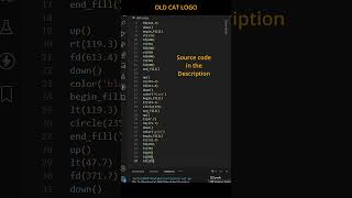 Draw Old Caterpillar (CAT) Logo Using Python