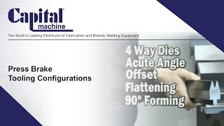 Press Brake Tooling Configurations