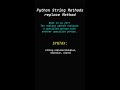 replace Method - Python String Methods