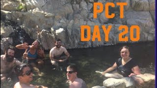 Day 20 - Sara Hikes the Pacific Crest Trail 2018 | Soaking with hiker trash at Deep Creek Hot Spring