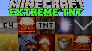 Minecraft: EXTREME TNT (SUPERNOVA, HYDROGEN BOMB, \u0026 MORE EXPLOSIVES!) Mod Showcase