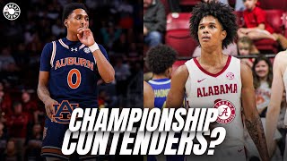 Could Auburn or Alabama Win The NCAA Tournament? | College Basketball Bracketology, March Madness