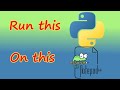 How to run python from Notepad++