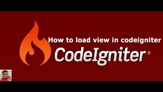 How to load view in codeigniter step by step codeigniter 3 video