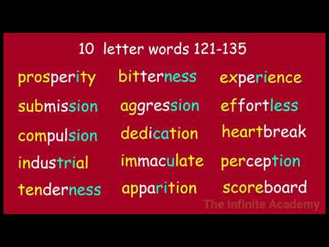 What is a 10 letter word?