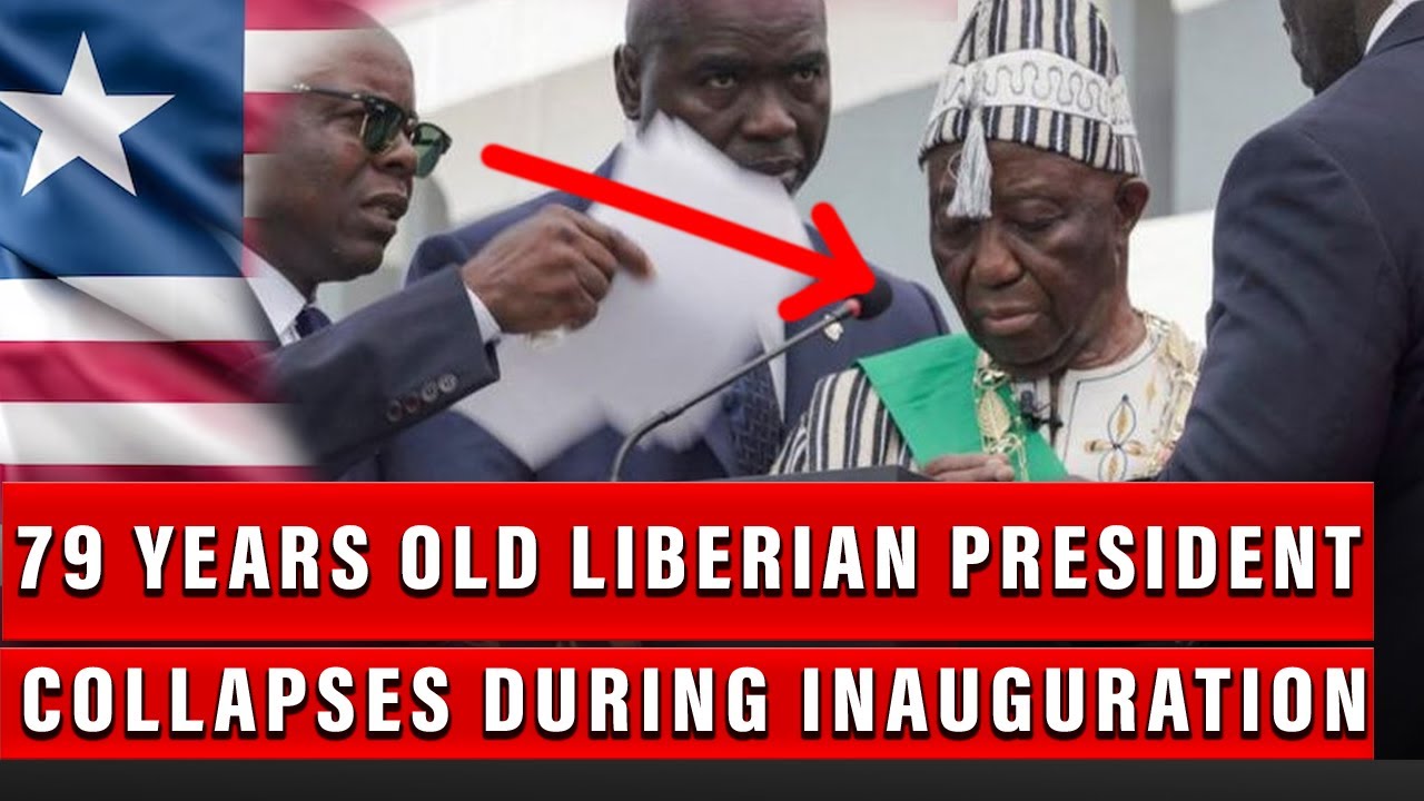 79-Years-Old Liberia President Boakai Collapses During Historic ...