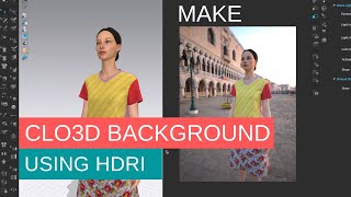 Create CLO3D Background Environment with HDRI