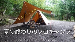 晩夏の森で涼しいソロキャンプ［前編］