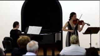 C.Bohm - Sarabande in G minor for violin and piano - Irina Hajdukov and Sarah Skopljak