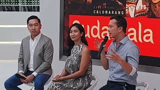 Happy Salma dan Nicholas Saputra @ Konferensi Pers Sudamala : Dari Epilog Calonarang