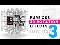 CSS3 3D Rotation Animation Effects 3 | How Its?
