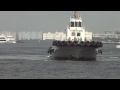 タグボートによるパフォ−マンス　横浜スパークリングトワイライト2013 tugboat performance