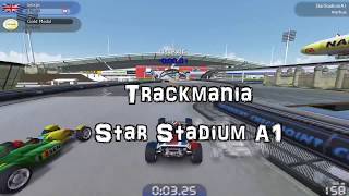 Trackmania Star Stadium A1 | Author Medal | 15.28