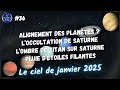 alignement des planètes 🎧 podcast du ciel de janvier 2025