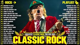 Top 100 Classic Rock Songs Of 80s 90s🔥ACDC, The Eagles, Queen, Def Leppard, Guns N Roses, Aerosmith