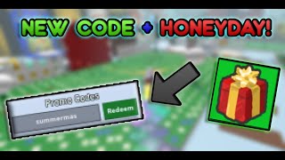 NEW CODE + HONEYDAY IN BEESMAS! (Roblox Bee Swarm Simulator)