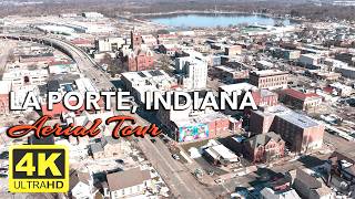 La Porte, Indiana from Above | A City Defined by Space and Stillness