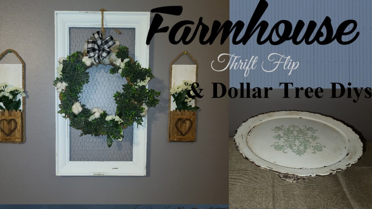 Farmhouse Diys Thrift Flip Youtube