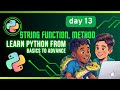 Master Python Strings Fast | Complete Beginner Tutorial with Examples & Methods | Tuta Tech