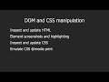 Chrome Developer Tools Protocol: HTML and CSS manipulation