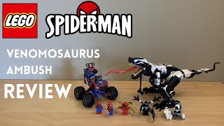 LEGO Spider-Man 76151 Venomosaurus Ambush Review! Exclusive Spider-Ham and Iron Spider Minifigures!