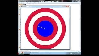 captain america shield draw using python| #captainamerica #marvel #python #coding #mcu