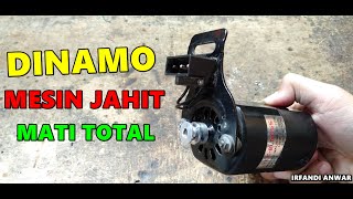 Servis Dinamo mesin jahit mati total cukup gampang memperbaiki nya