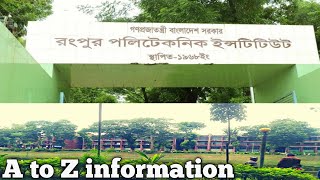 Rangpur Polytechnic Institute : A to Z information