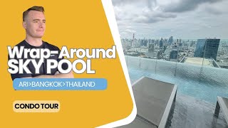 Unique Wrap-Around 'Sky Pool' Condo Tour in Ari,  Bangkok, Thailand!!!