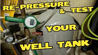 How To Test & Repressurize Your Well Water Pressure Tank | Don't Let Your Pump Short-Cycle