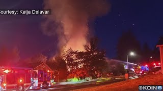 Neighbor saves man from burning home in Washougal