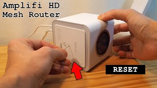 Ubiquiti AmpliFi HD Wi-Fi System • Mesh Router factory reset