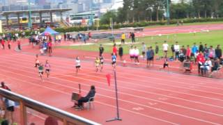 2016 南華學界 C 100m   Lau Yan Ming