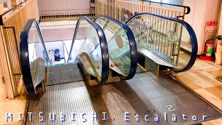 【古い三菱エスカレーター】第2アメ横ビル 東側 降り Old MITSUBISHI Escalator