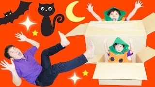 ★「ダンボールびっくり箱！」ハロウィンドッキリ～★Halloween Cardboard Jack-in-the-Box★