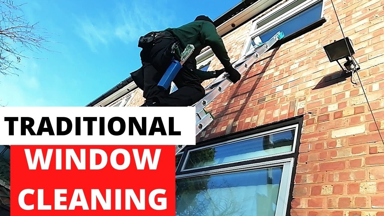 TRADITIONAL WINDOW CLEANING - YouTube