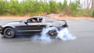 Best 2014 V6 Mustang burnout ever!