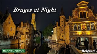 Magical Bruges at Night | Brugge, Belgium 4K